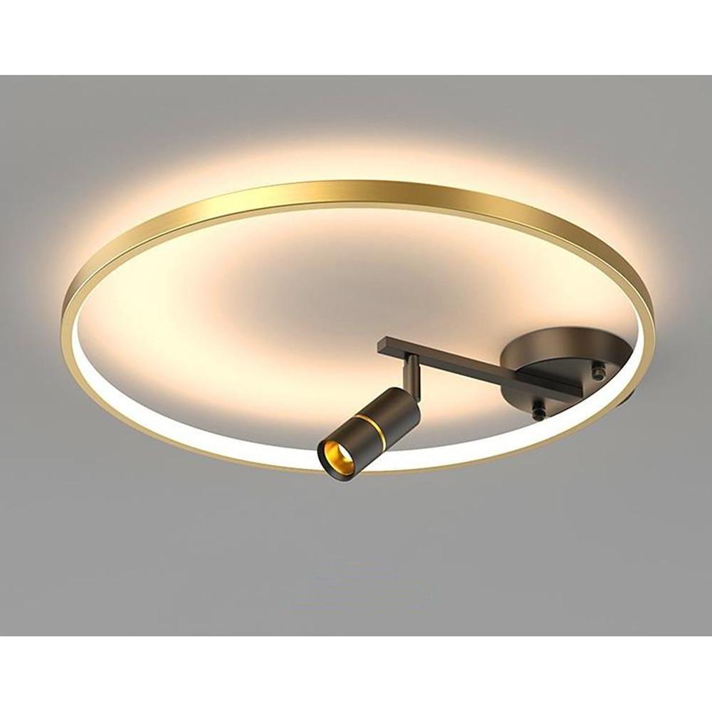 LED Circle Flush Mount Ceiling Light – Dimmable Modern Spotlight
