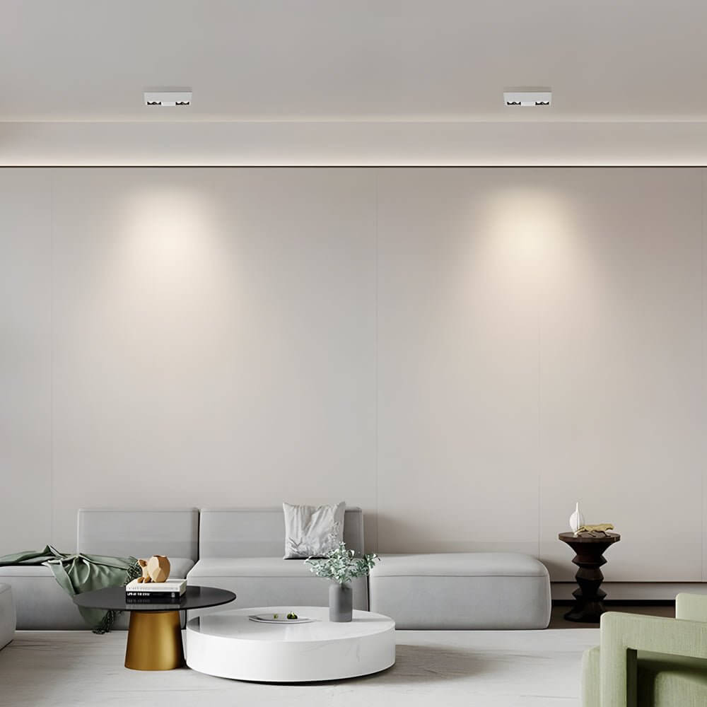 Linear LED Flush Mount Spotlight - Modern Aluminum Ceiling Light