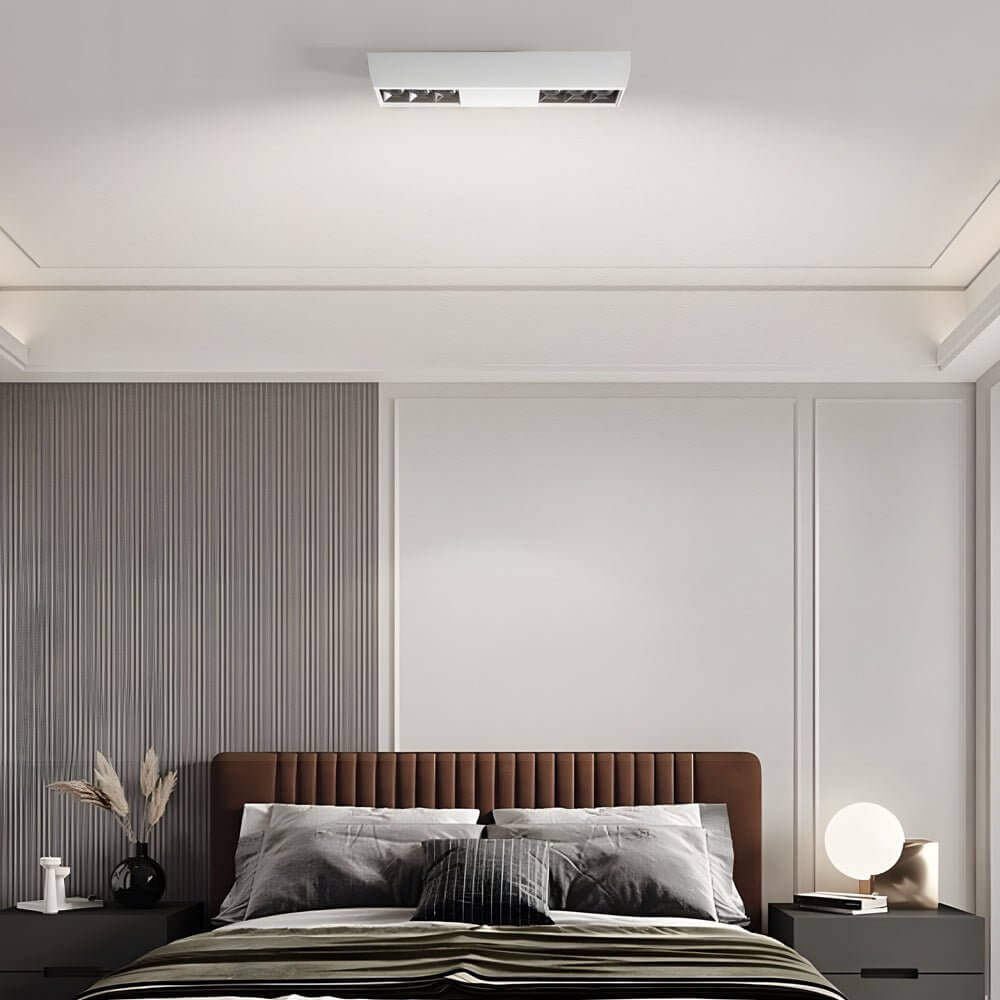 Linear LED Flush Mount Spotlight - Modern Aluminum Ceiling Light