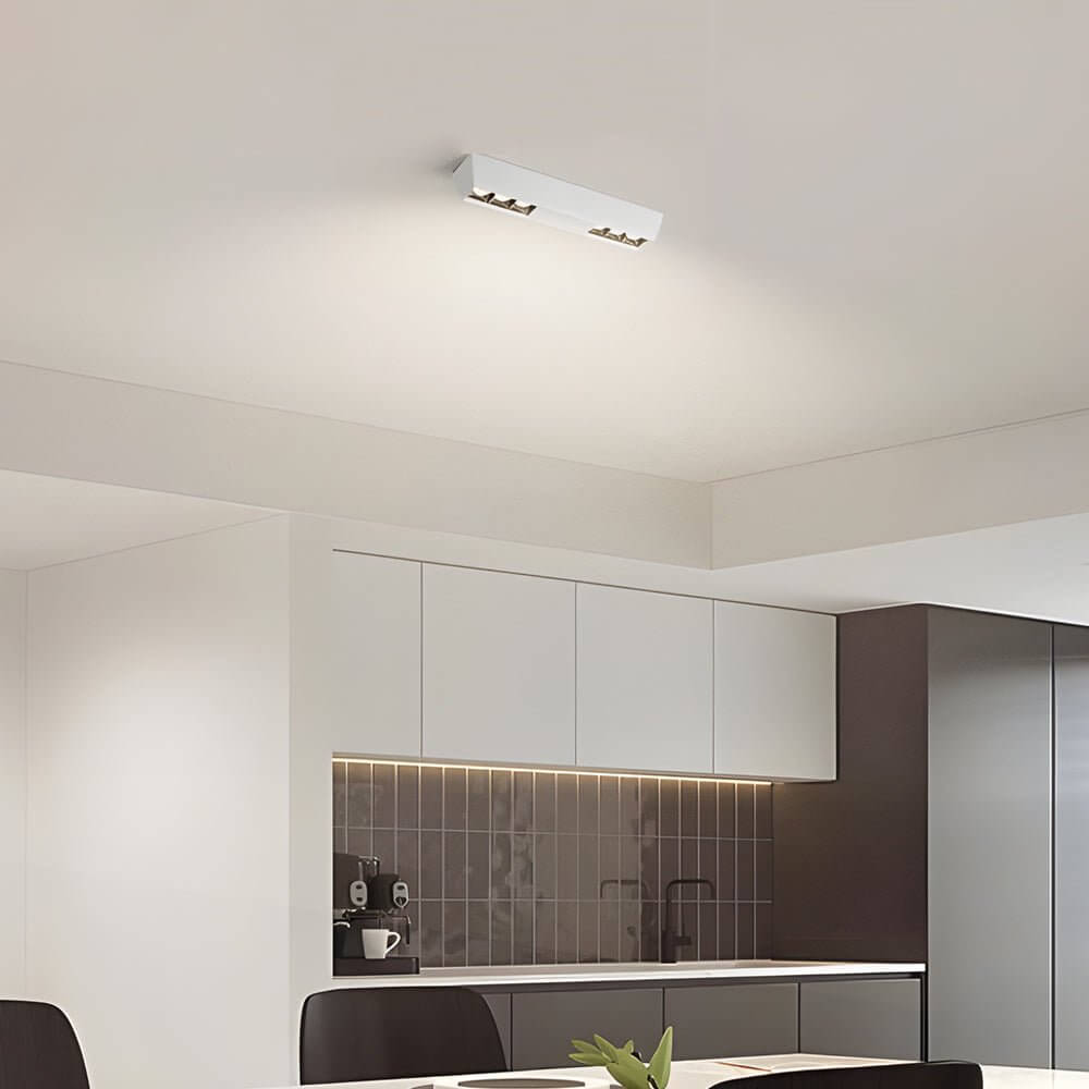 Linear LED Flush Mount Spotlight - Modern Aluminum Ceiling Light