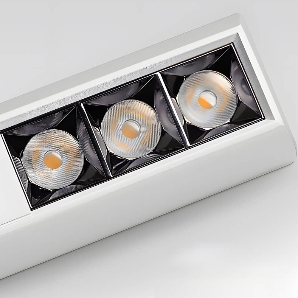 Linear LED Flush Mount Spotlight - Modern Aluminum Ceiling Light