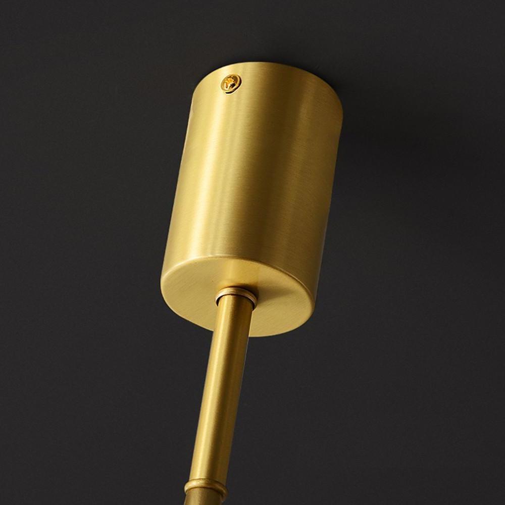 Gold Circle LED Flush Mount Ceiling Light - Nordic Modern Design
