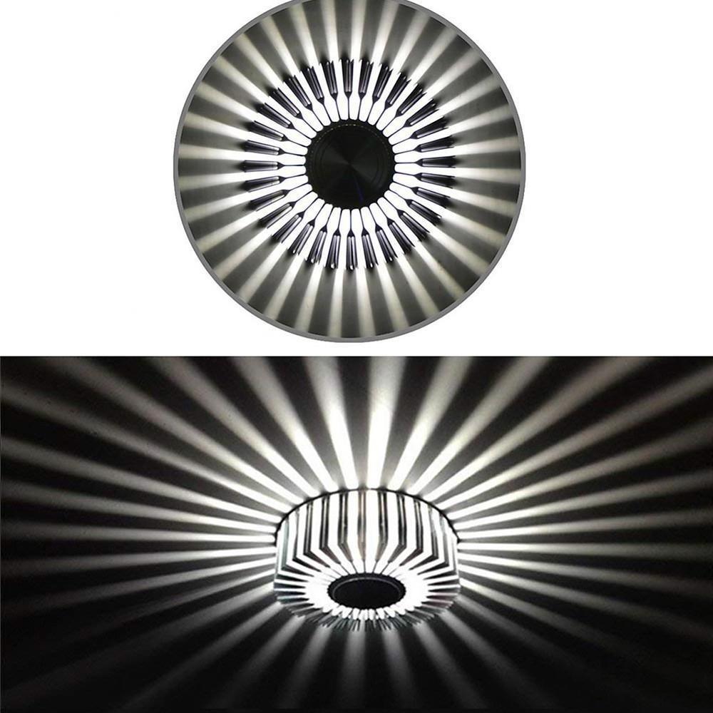 Modern Geometric Metal Flush Mount LED Ceiling Light