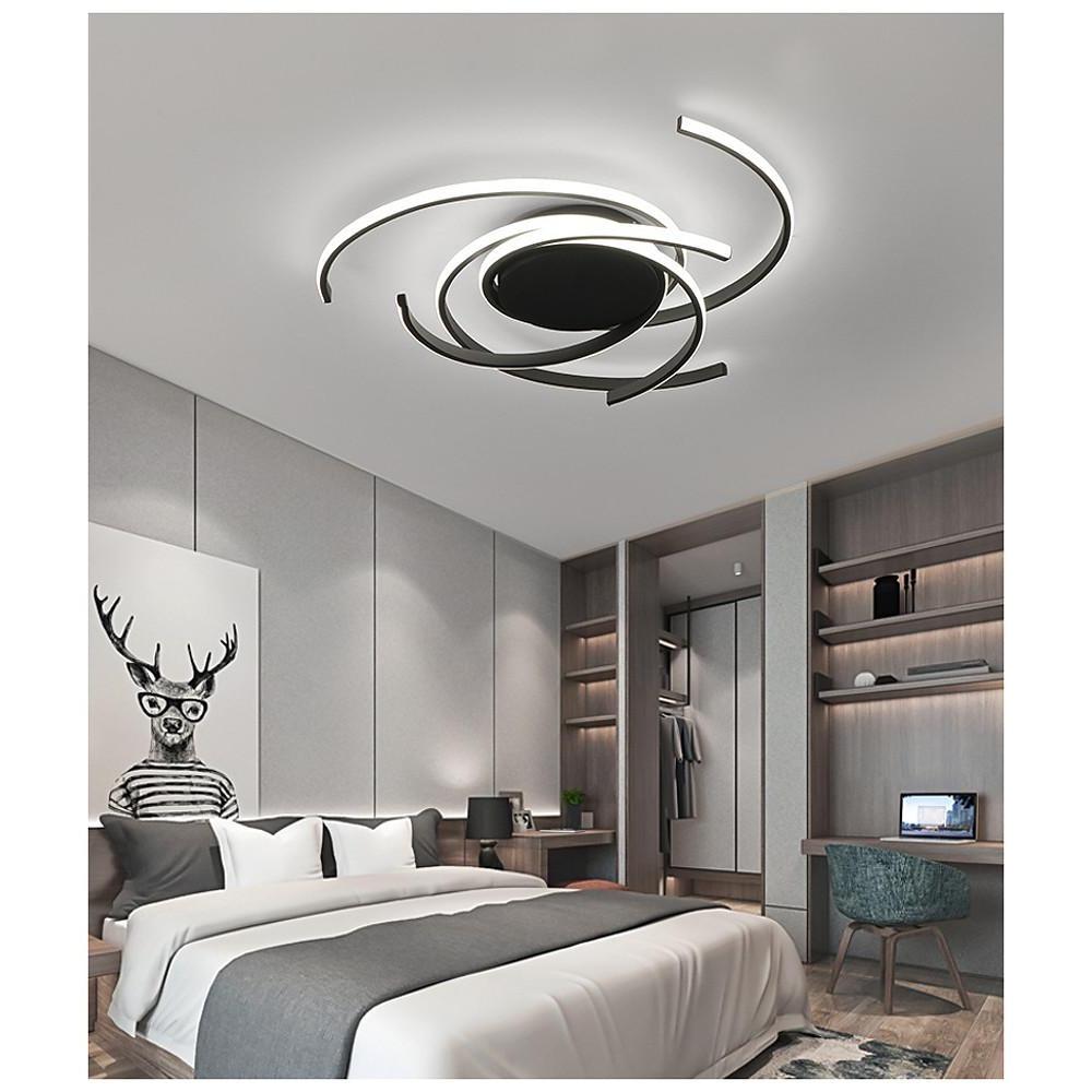 30" Abstract Swirl LED Flush Mount Ceiling Light - Modern Design