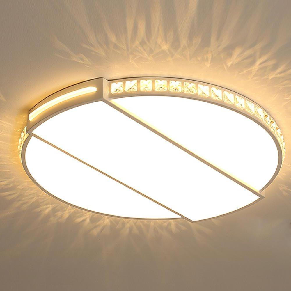Modern Square LED Flush Mount Ceiling Light 20" Acrylic Ambient