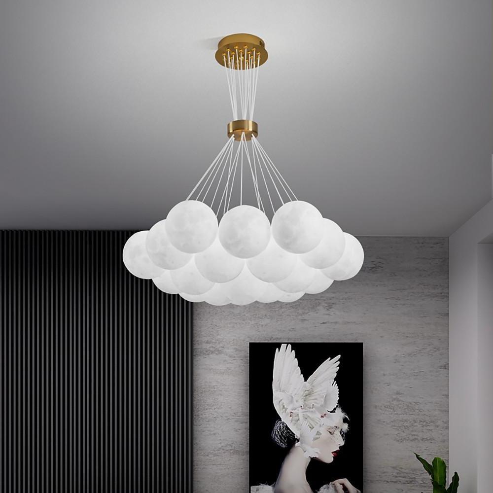 Modern Cluster Globe Pendant Light with Glass Shades
