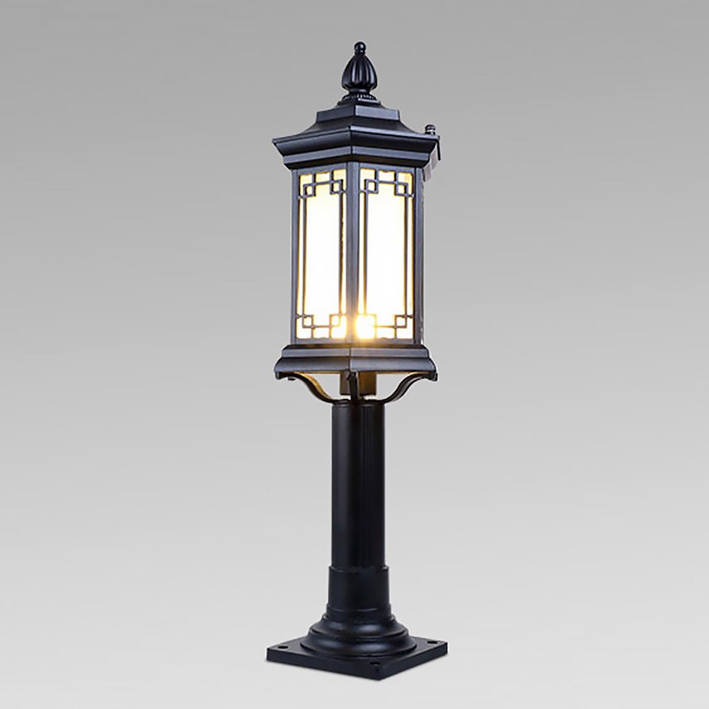 Rhombus LED Pathway Lights with Frosted Glass for Gardens