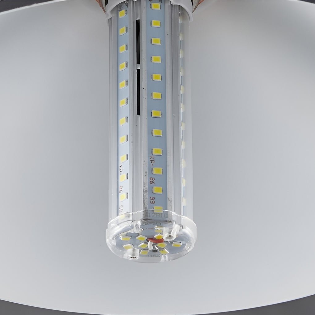 Solar Conical Pendant Light Waterproof Outdoor Hanging Lamp