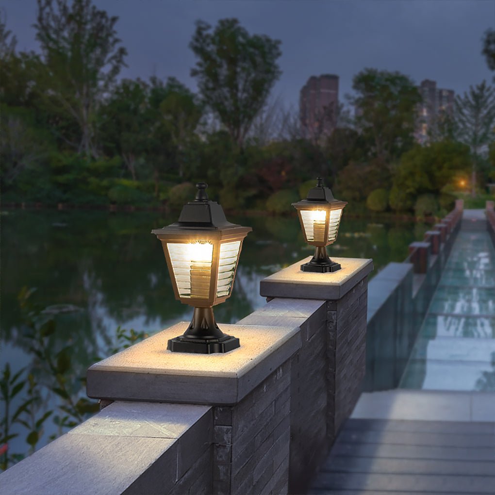 Waterproof Outdoor Landscape Light – Black Aluminum Garden Lamp