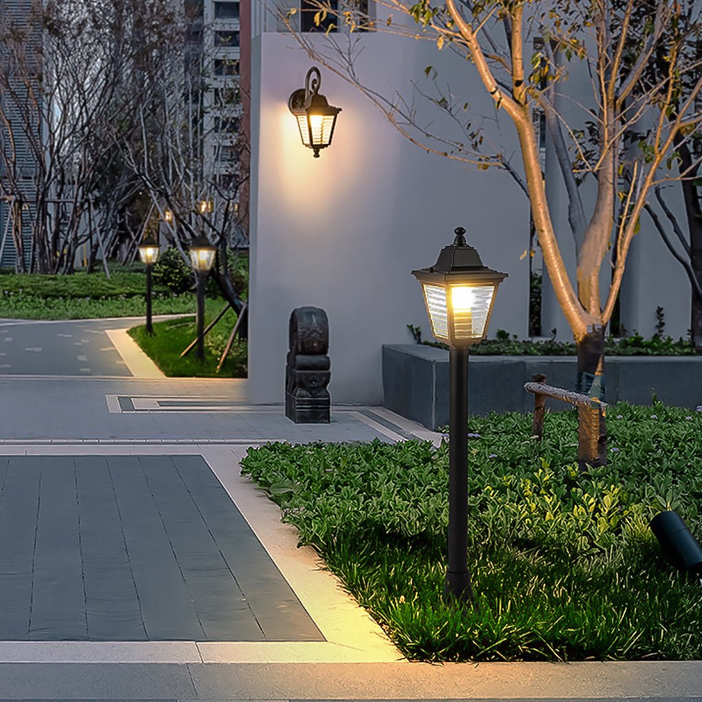 Waterproof Outdoor Landscape Light – Black Aluminum Garden Lamp