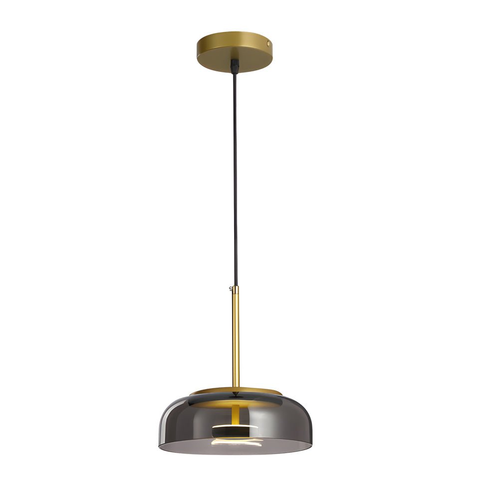 Modern Glass Pendant Light 1-Light Nordic Hanging Lamp