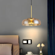 Modern Glass Pendant Light 1-Light Nordic Hanging Lamp