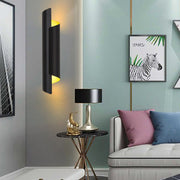 Modern Curved Metal Wall Sconce - LED Iron Arc Light