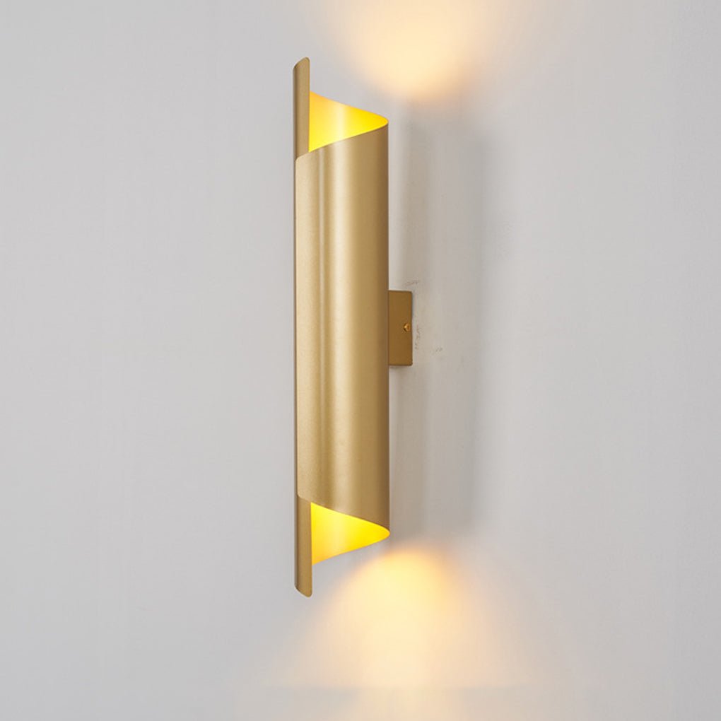 Modern Curved Metal Wall Sconce - LED Iron Arc Light