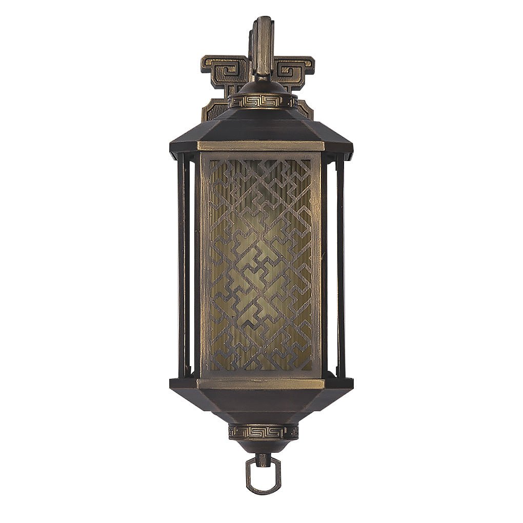 Industrial Hollow Pattern Outdoor Waterproof Wall Lamp