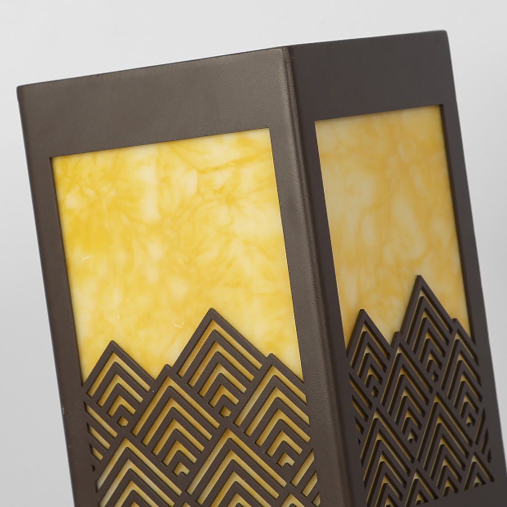 Modern Rectangular Landscape Lamp - Stainless Steel Outdoor Lighting