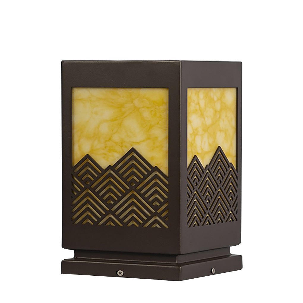 Modern Rectangular Landscape Lamp - Stainless Steel Outdoor Lighting