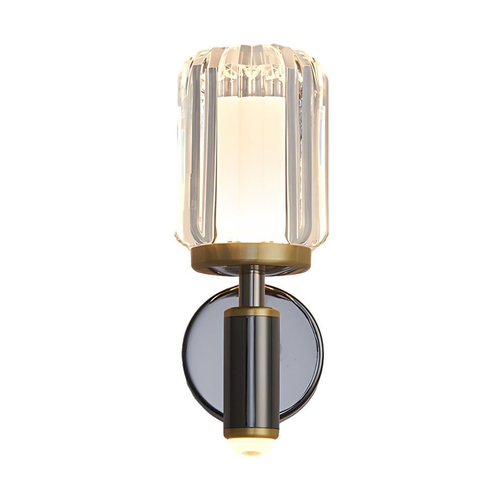 Modern Acrylic Wall Sconce with Aluminum Frame - LED Ambient Light