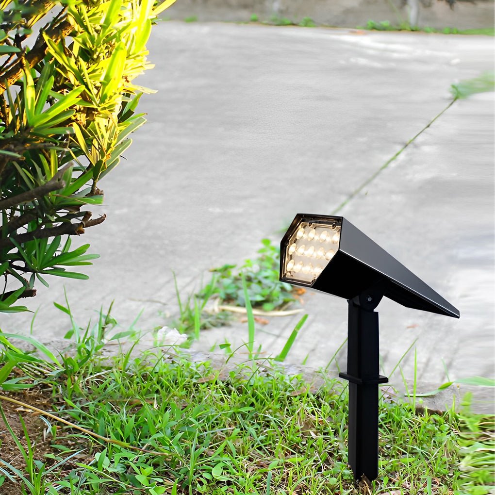 Adjustable Solar LED Spotlight Outdoor Waterproof RGB Garden Light