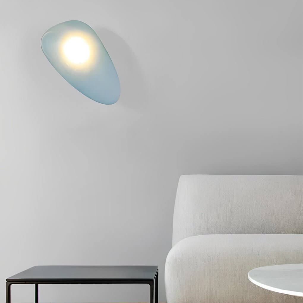 Glass Pebble LED Wall Sconce Modern Nordic Retro Indoor Lighting