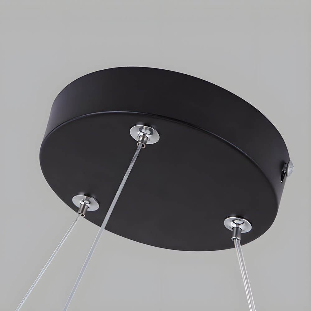 Modern Ring LED Pendant Light - Office & Gym Suspended Fixture