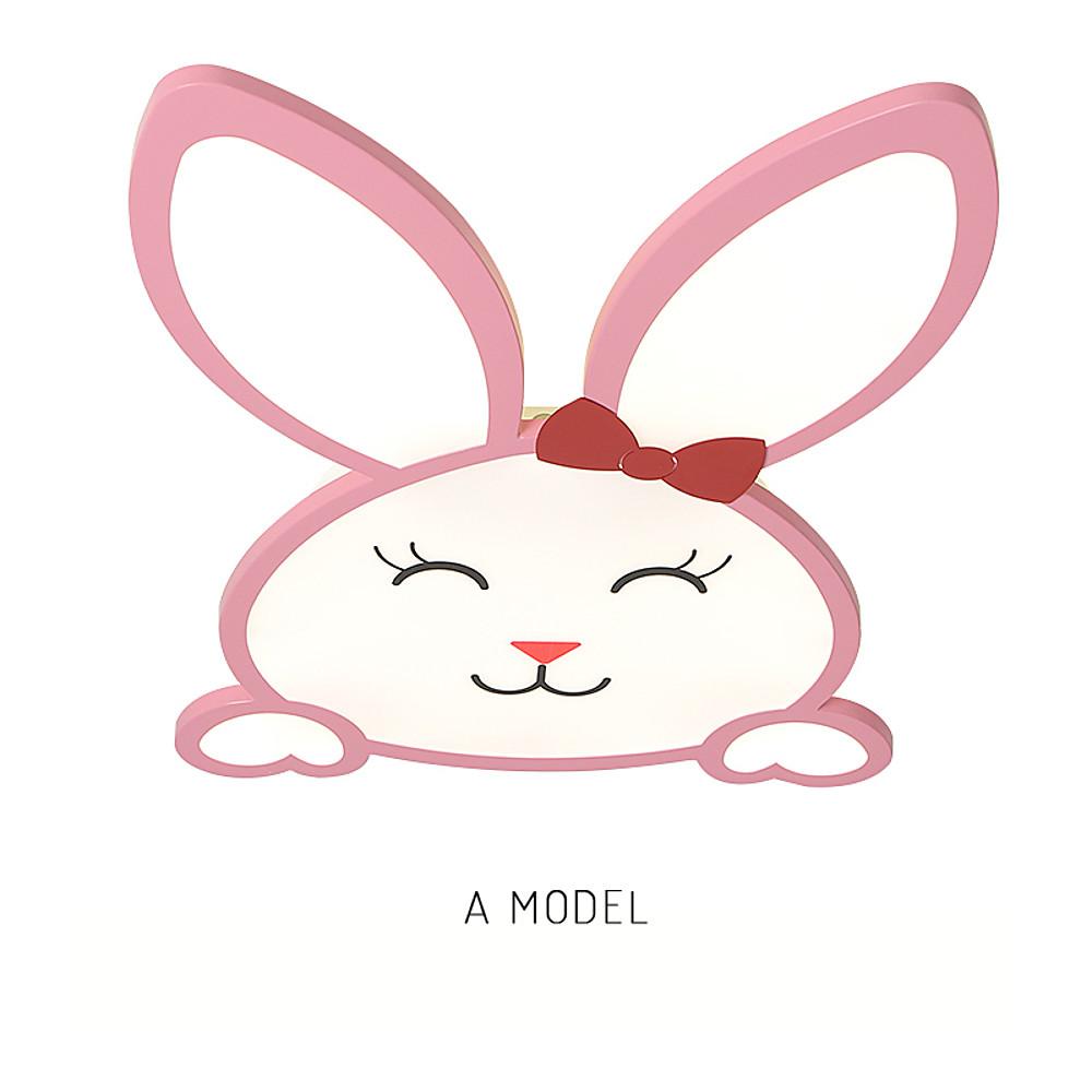 Bunny LED Flush Mount Ceiling Light for Baby Kids Room