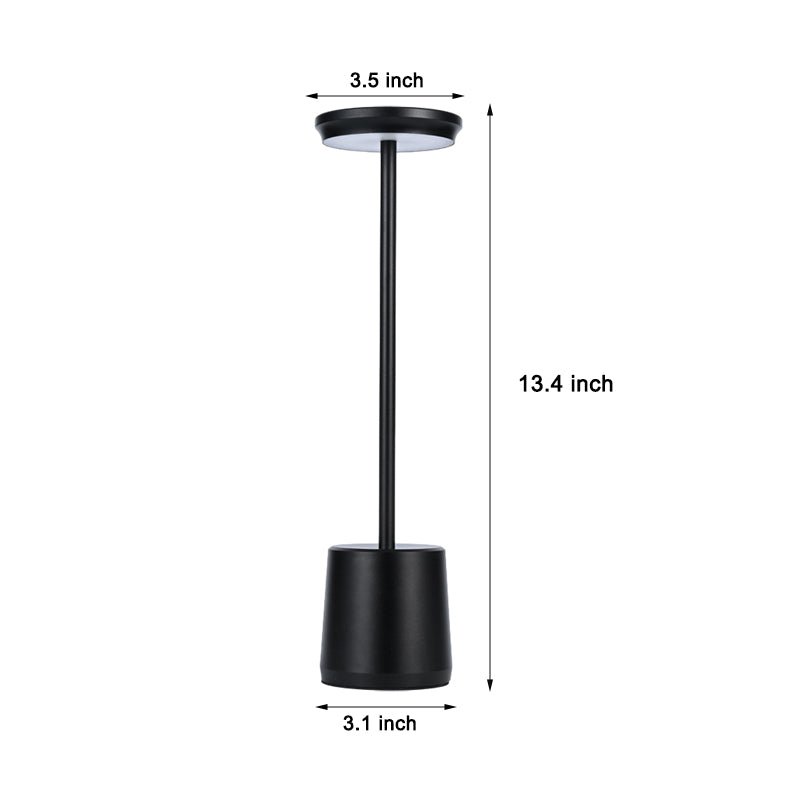 Cordless Rechargeable LED Table Lamp with Touch Dimmer
