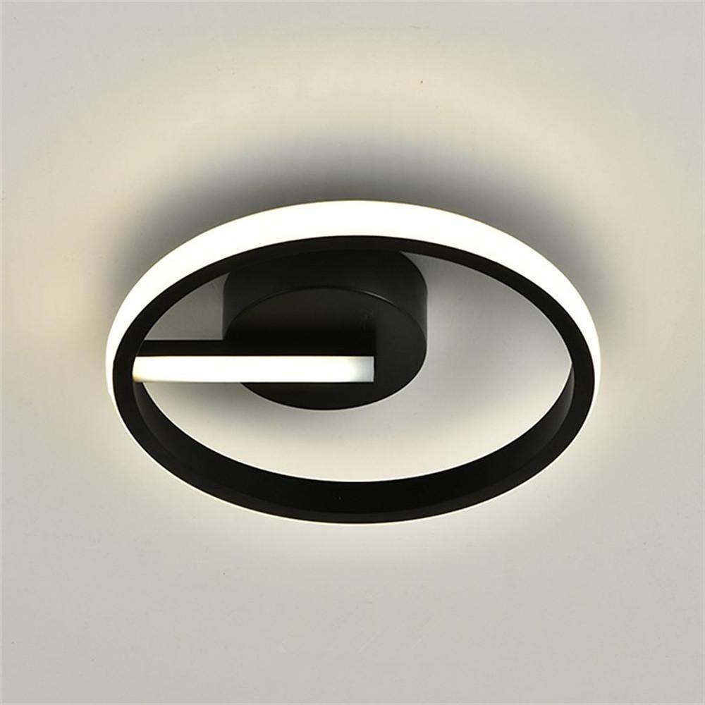 Modern Triangle LED Flush Mount Ceiling Light with Rounded Corners