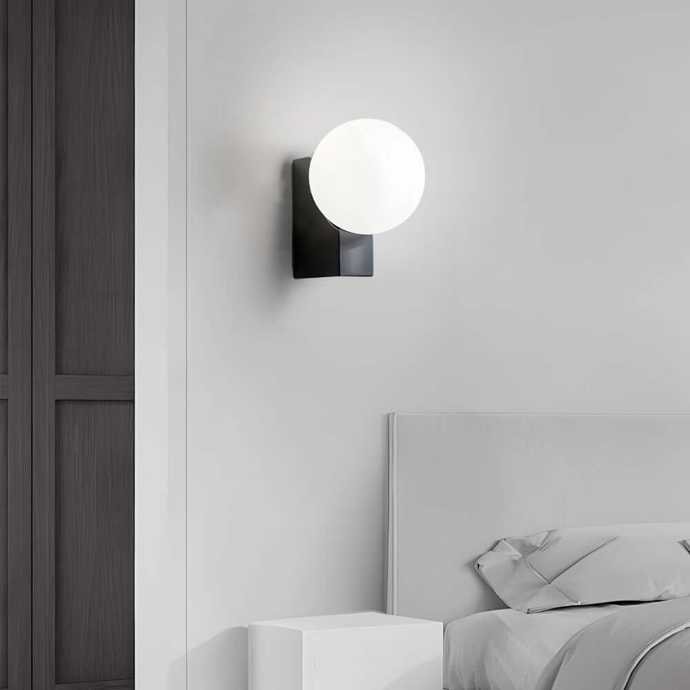 Modern Glass Ball LED Wall Light with Dimmable Feature