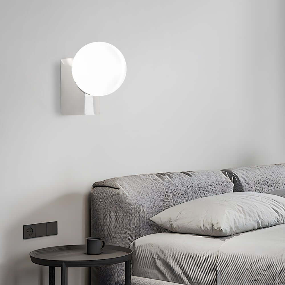 Modern Glass Ball LED Wall Light with Dimmable Feature
