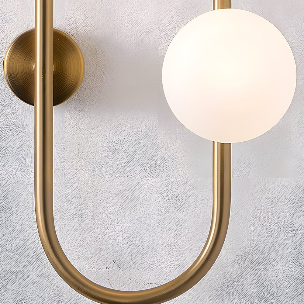 Modern 4-Globe Glass Bubble Wall Sconce with LED Light