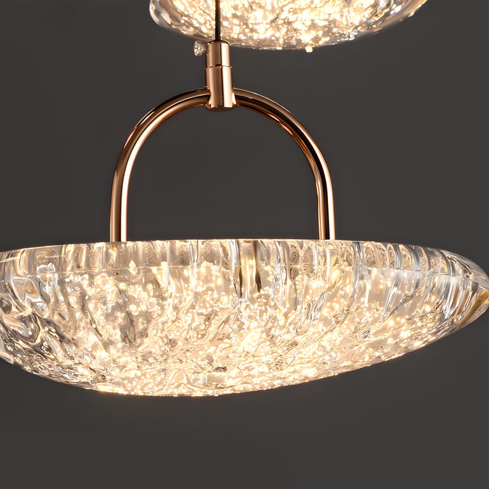 Modern Acrylic Pendant Light with 3-Step Dimming LED