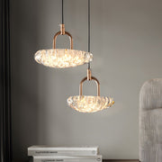 Modern Acrylic Pendant Light with 3-Step Dimming LED