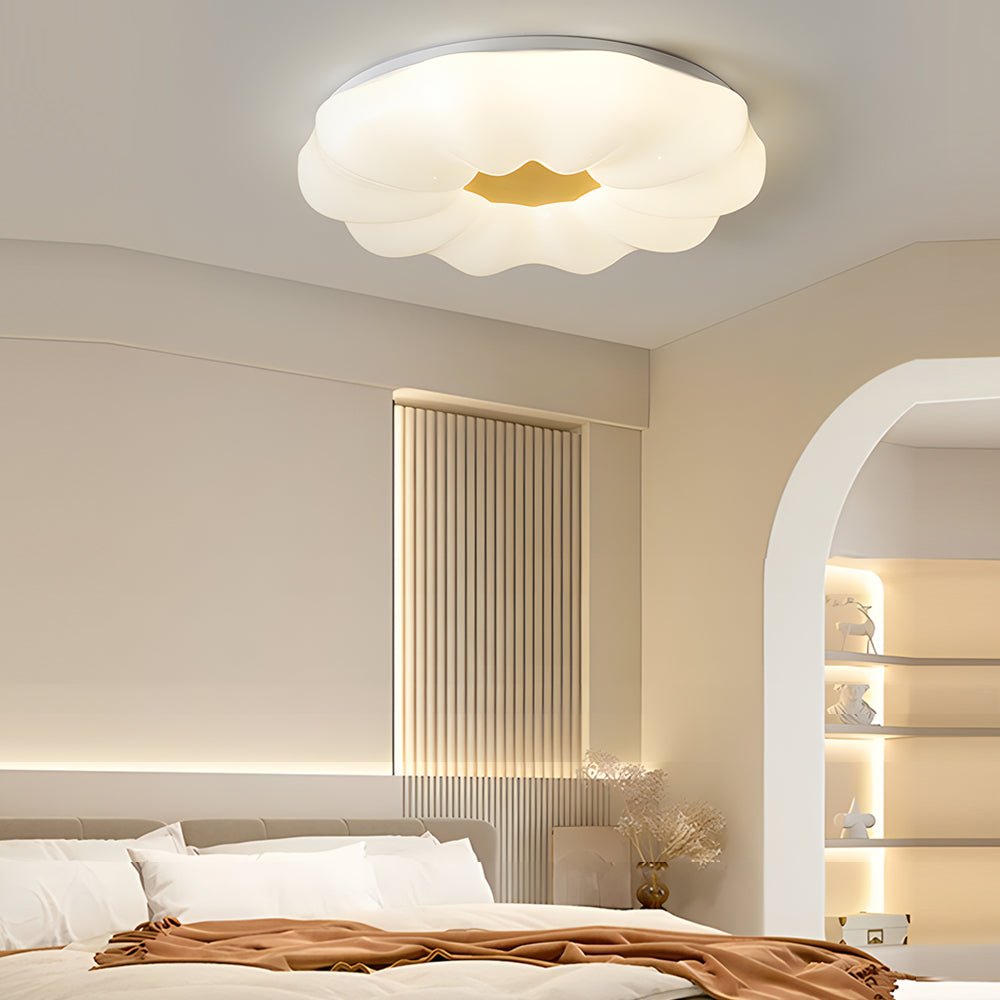 Cloud Flower Modern Flush Mount Ceiling Light - 3-Step Dimming