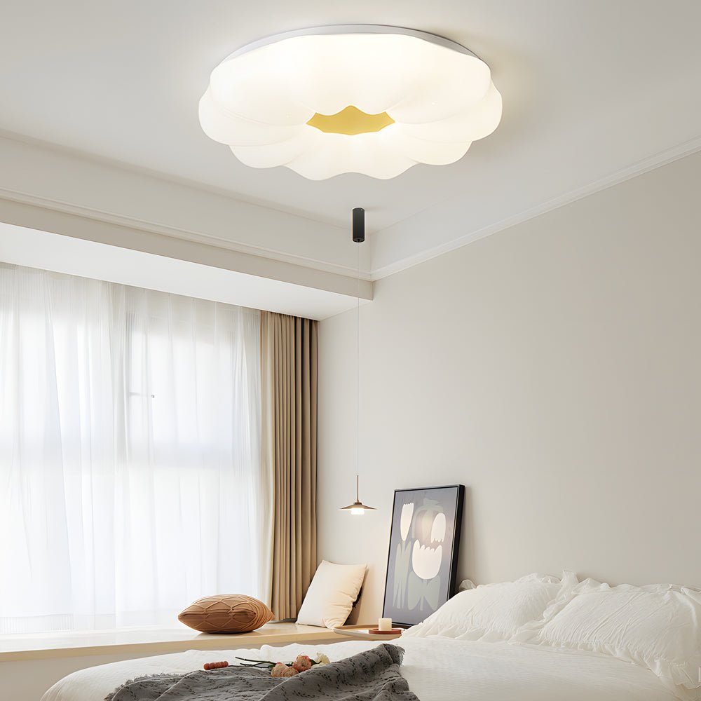 Cloud Flower Modern Flush Mount Ceiling Light - 3-Step Dimming