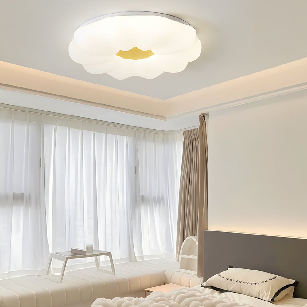 Cloud Flower Modern Flush Mount Ceiling Light - 3-Step Dimming
