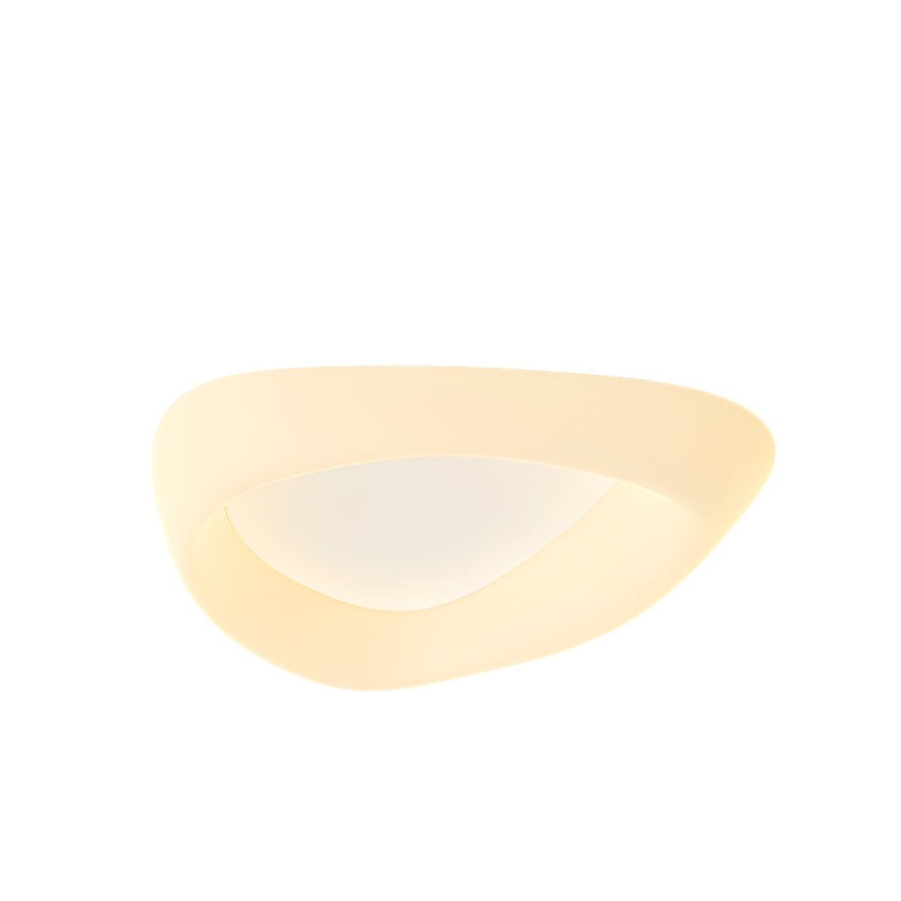 Modern Cobblestone LED Flush Mount Ceiling Light with 3-Step Dimming