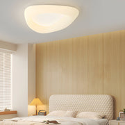 Modern Cobblestone LED Flush Mount Ceiling Light with 3-Step Dimming