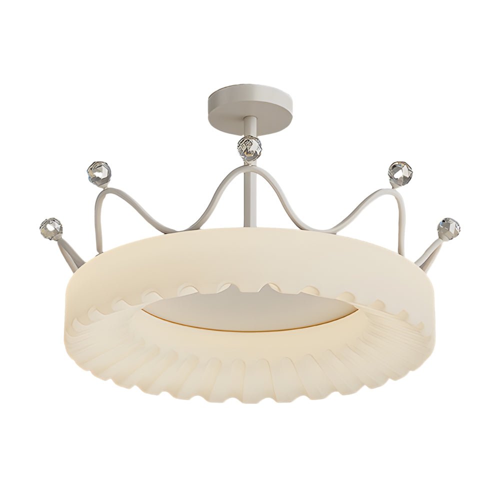 Three-Step Dimming LED Ceiling Light - Modern Iron & Acrylic