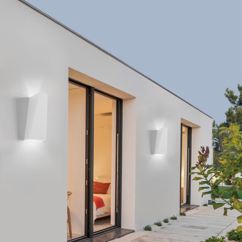 Modern Geometric LED Wall Sconce with Up Down Lighting