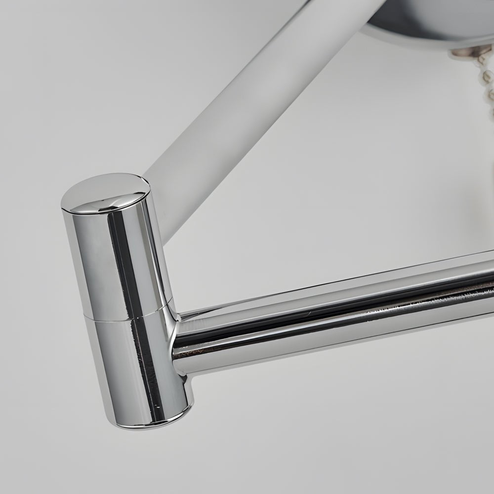 Modern Glass Swing Arm Dimmable Wall Lamp with Remote Control