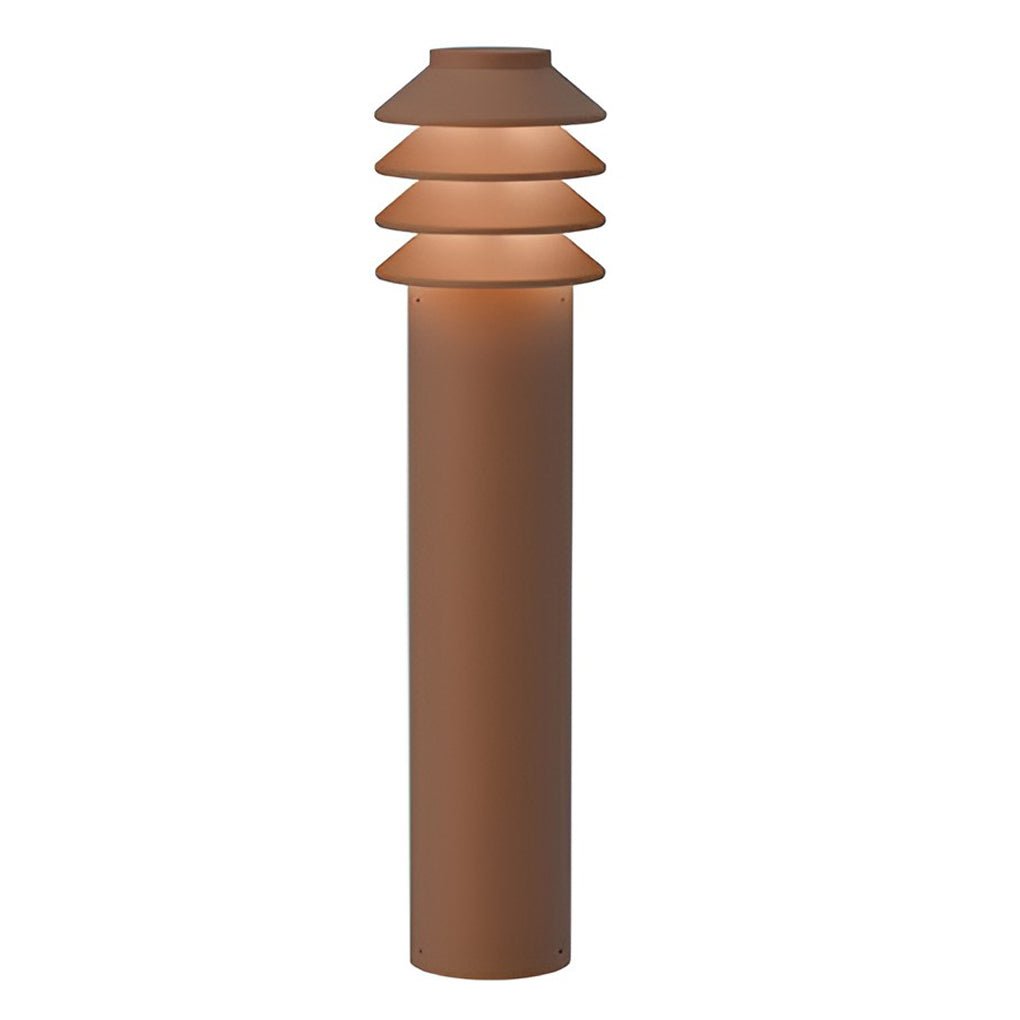 Modern Aluminum LED Outdoor Cylinder Light for Garden & Pathway