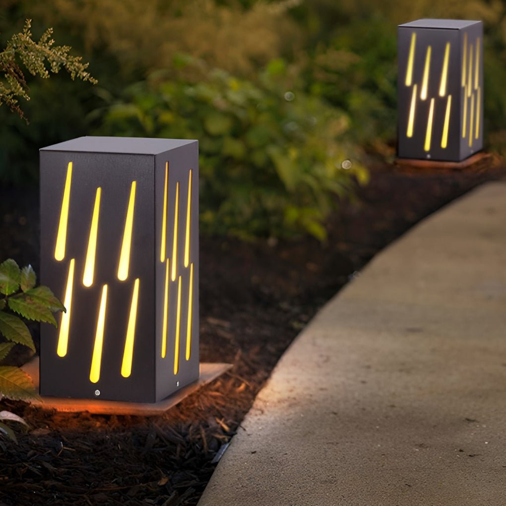 LED Pathway Light with Meteor Effect Industrial Outdoor Lighting