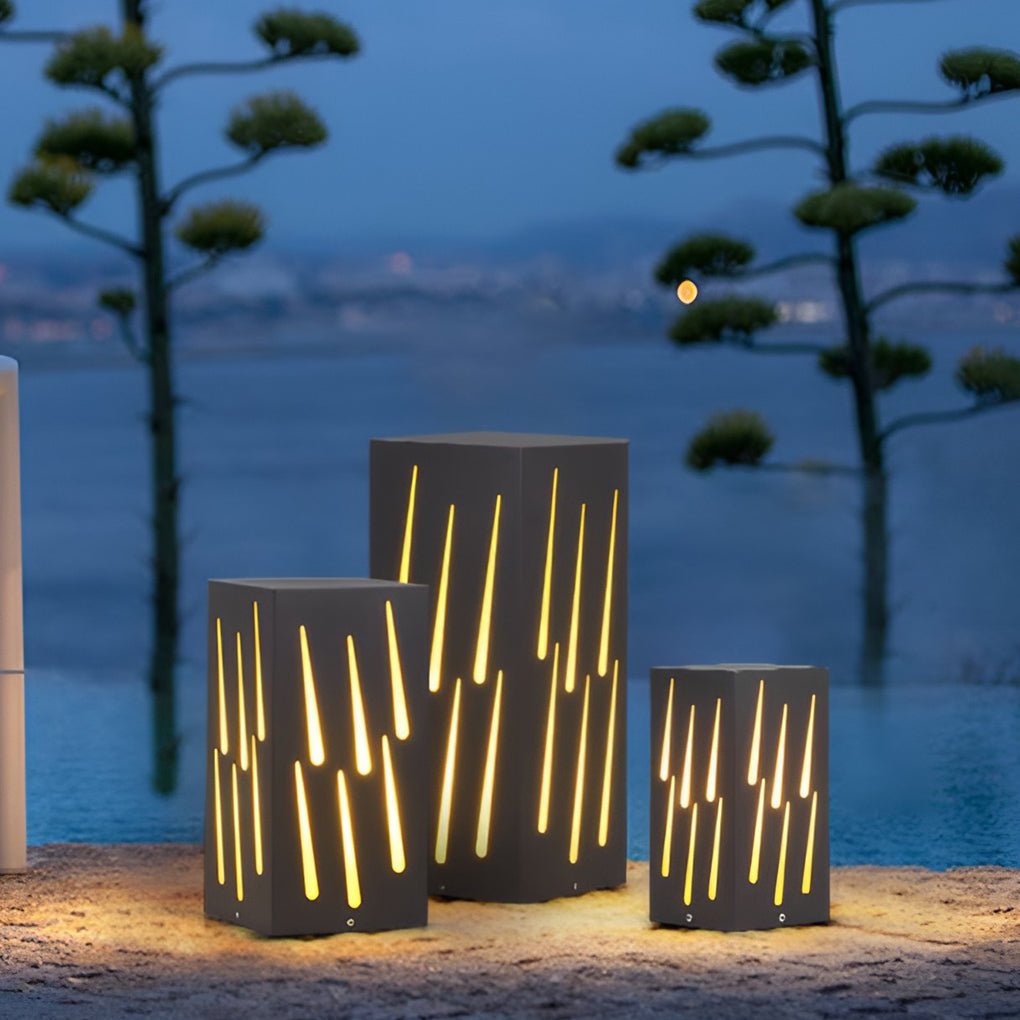 LED Pathway Light with Meteor Effect Industrial Outdoor Lighting