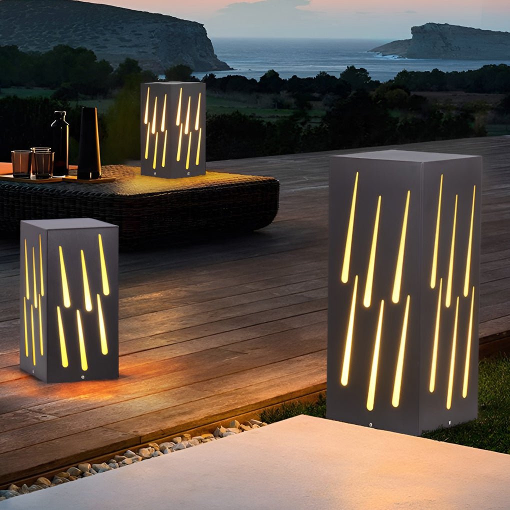 LED Pathway Light with Meteor Effect Industrial Outdoor Lighting
