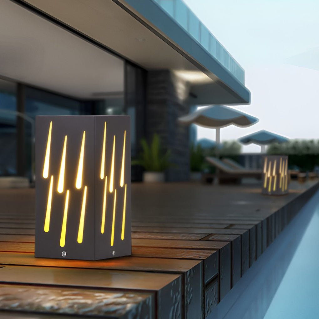 LED Pathway Light with Meteor Effect Industrial Outdoor Lighting