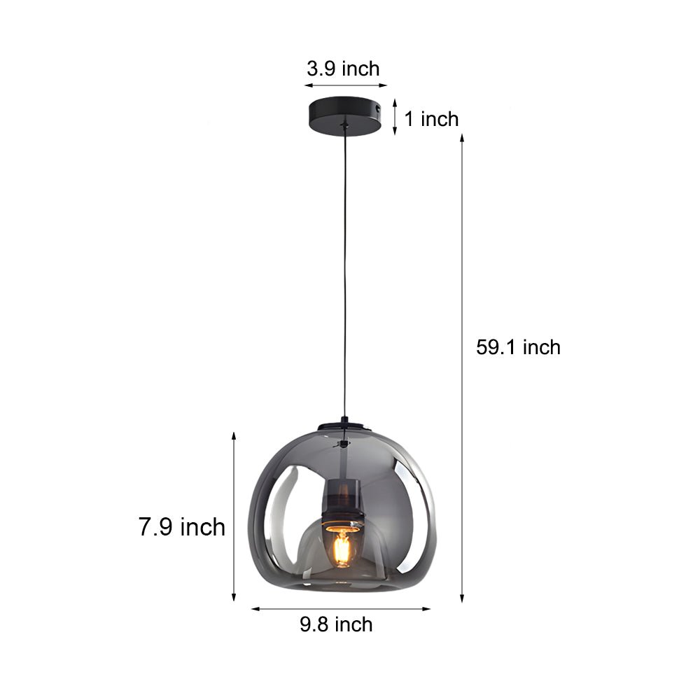 Modern Glass Pendant Light - Nordic Hanging Fixture