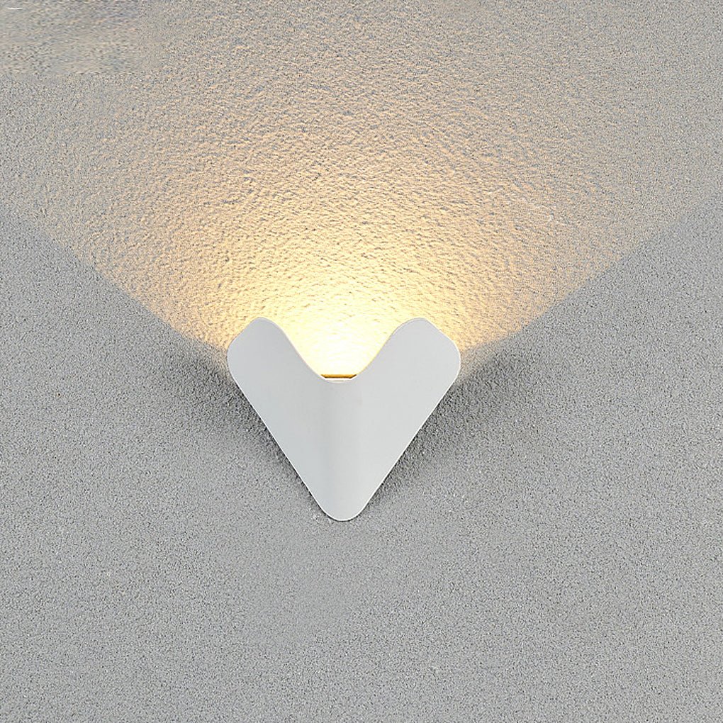 Modern LED Wall Sconce Waterproof Aluminum Outdoor Indoor Light