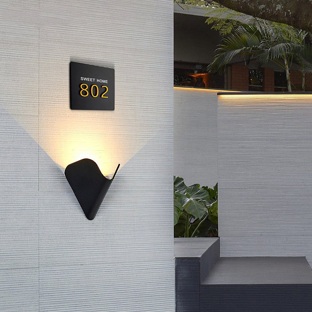 Modern LED Wall Sconce Waterproof Aluminum Outdoor Indoor Light
