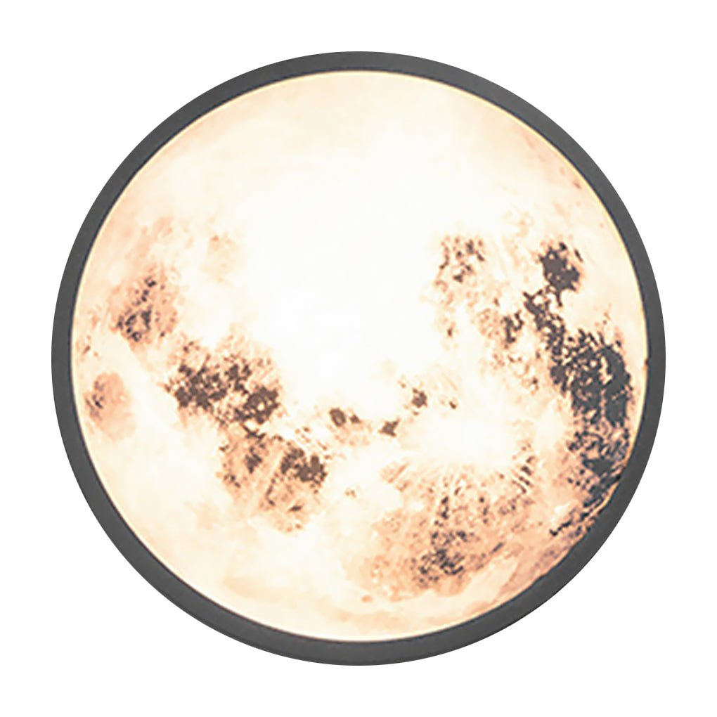Moon Design Outdoor Waterproof LED Wall Light